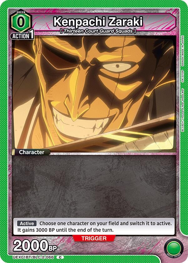 Image for Kenpachi Zaraki (066) (UEX01BT/BLC-2-066) (UEX01BT) - Union Arena