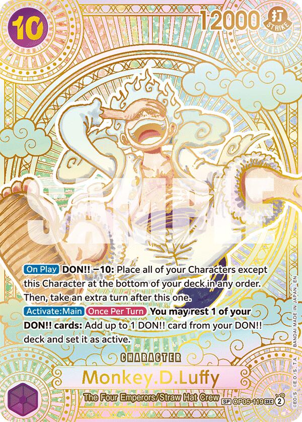Monkey.D.Luffy (SP) (Or) [Un Poing d'une Vitesse Divine]