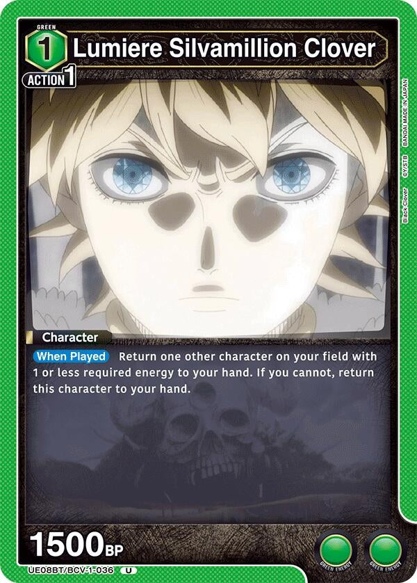 Image for Lumiere Silvamillion Clover (UE08BT/BCV-1-036) (UE08BT) - Union Arena