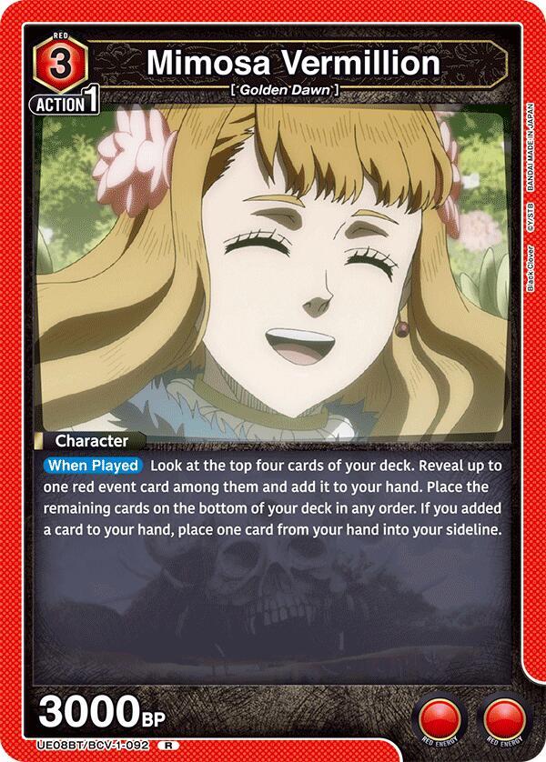 Mimosa Vermillion (092) - UE08BT: Black Clover (UE08BT)