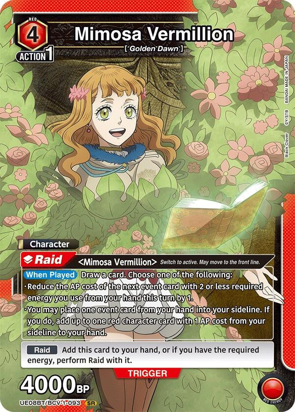 Image for Mimosa Vermillion (093) (UE08BT/BCV-1-093) (UE08BT) - Union Arena