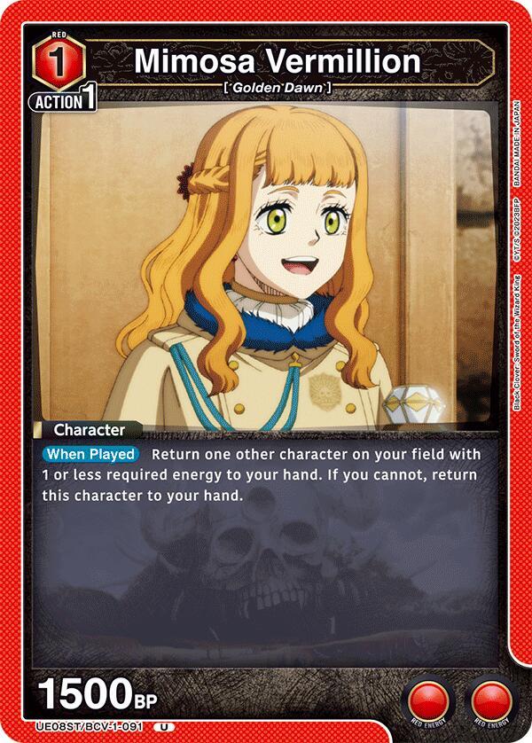 Mimosa Vermillion - UE08ST: Black Clover Starter Deck (UE08ST)