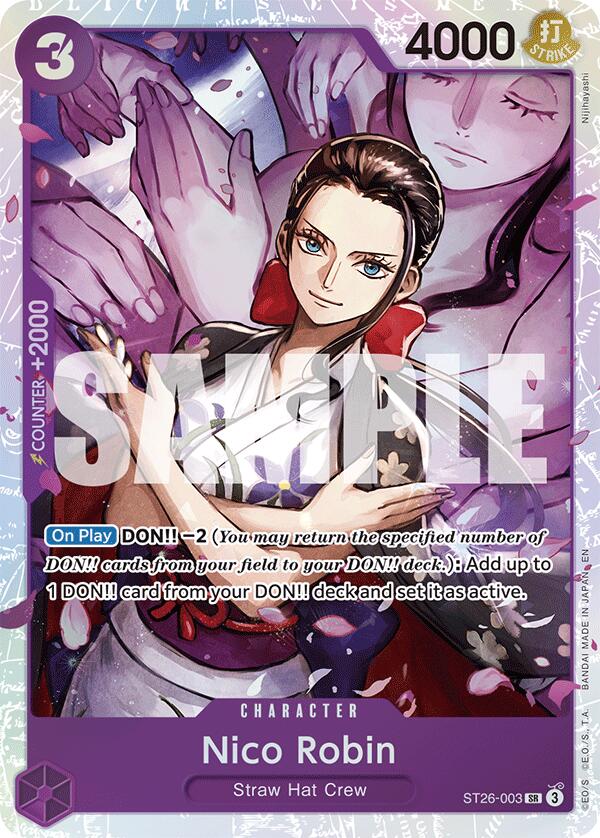 Nico Robin [Deck de Démarrage : Monkey.D.Luffy Violet/Noir]