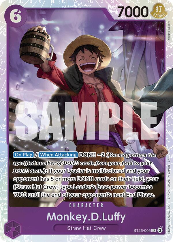 Monkey.D.Luffy (ST26-005) [Deck de Démarrage: Monkey.D.Luffy Violet/Noir]