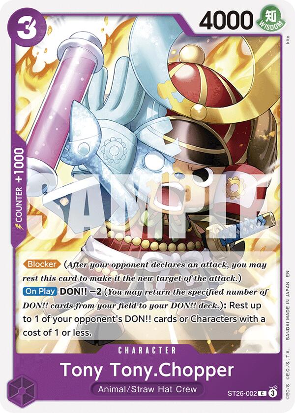 Tony Tony.Chopper [Deck de Démarrage : Monkey.D.Luffy Violet/Noir]