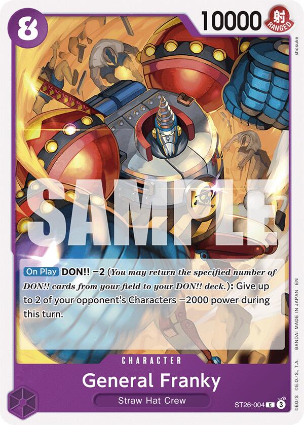 General Franky [Deck de démarrage : Monkey.D.Luffy Violet/Noir]