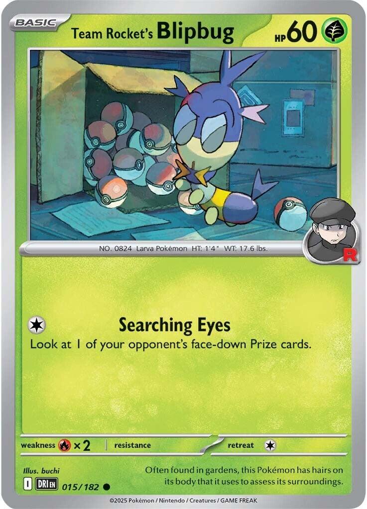 Blipbug del Team Rocket (015/182) [Escarlata y Púrpura: Rivales Destinados]