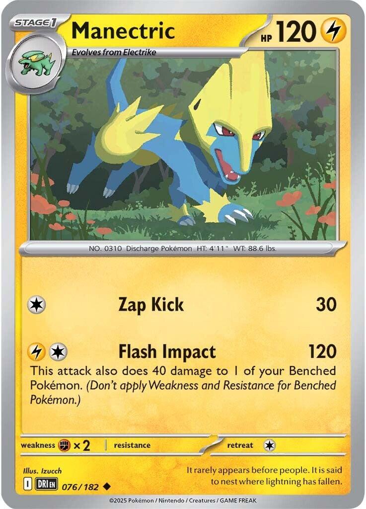 Manectric (076/182) [Escarlata y Púrpura: Rivales Destinados]
