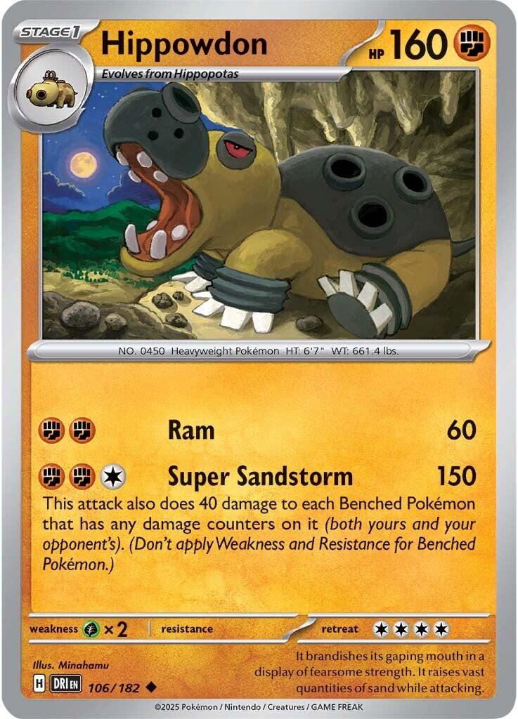 Hippowdon (106/182) [Escarlata y Púrpura: Rivales Destinados]