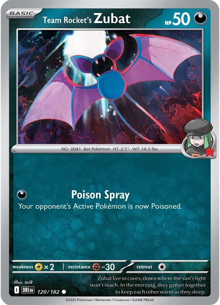 Le Nosferapti de la Team Rocket (120/182) [Écarlate et Violet : Destinées duelles]