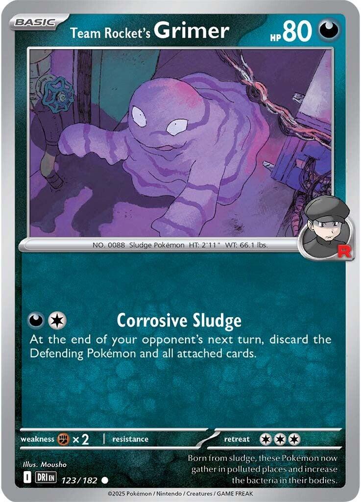 Grotadmorv de la Team Rocket (123/182) [Écarlate et Violet : Rivaux Destinés]
