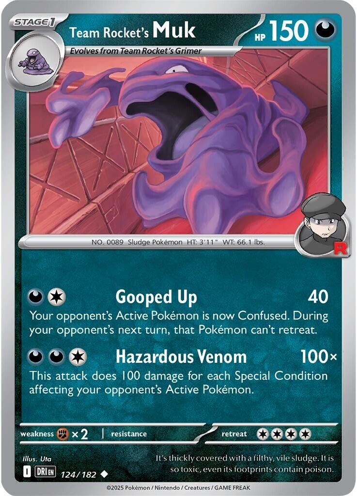 Muk del Team Rocket (124/182) [Escarlata y Púrpura: Rivales Destinados]