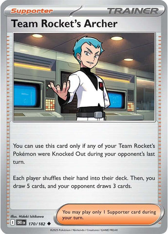 Archer de la Team Rocket (170/182) [Écarlate et Violet : Rivaux Destinés]