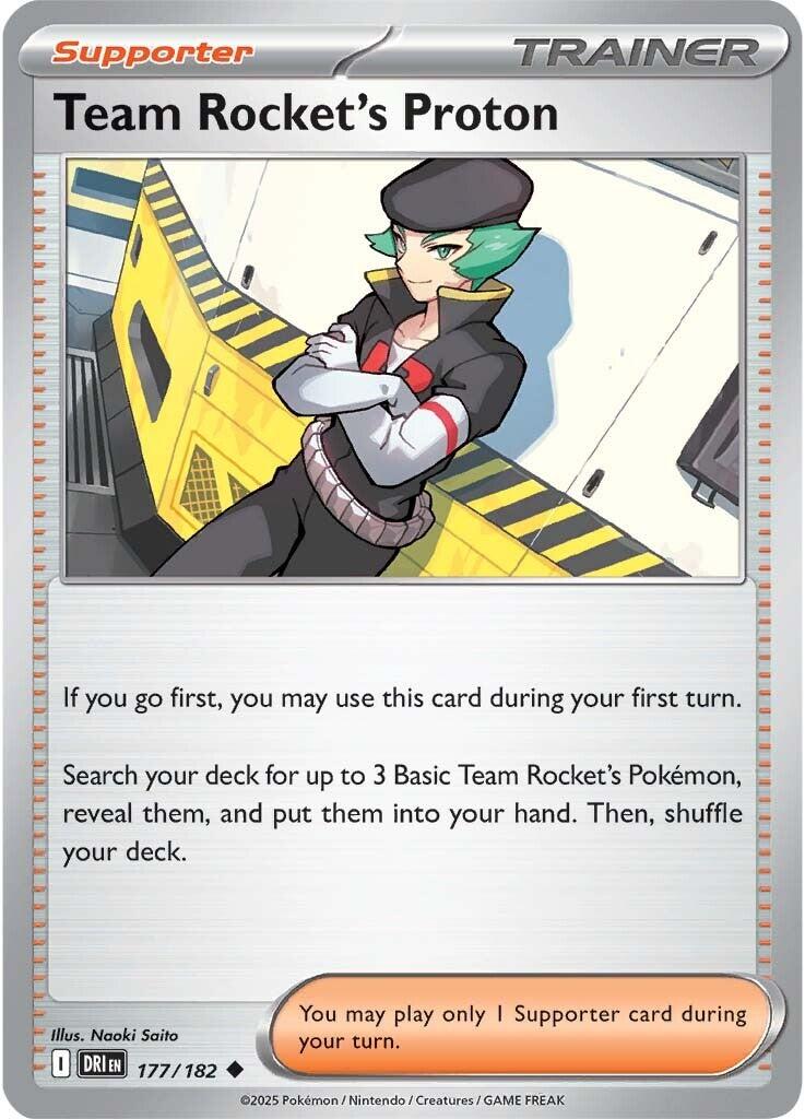 Proton du Team Rocket (177/182) [Écarlate et Violet : Rivaux Destinés]