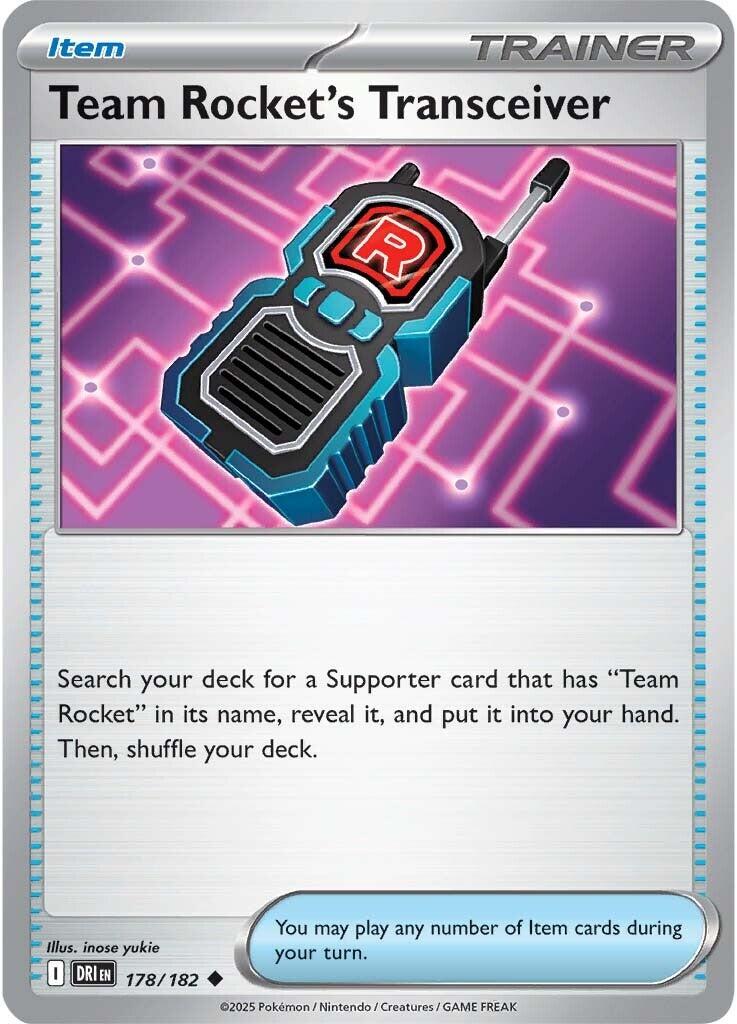 Transmetteur de la Team Rocket (178/182) [Écarlate et Violet : Rivaux Destinés]