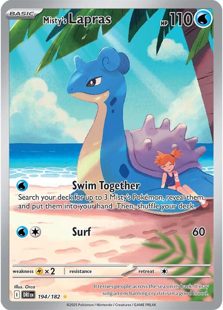 Le Lapras de Ondine (194/182) [Écarlate et Violet : Destinées Rivales]