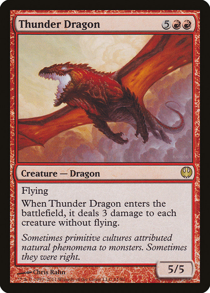 Dragon Foudroyant [Duel Decks: Chevaliers vs. Dragons]