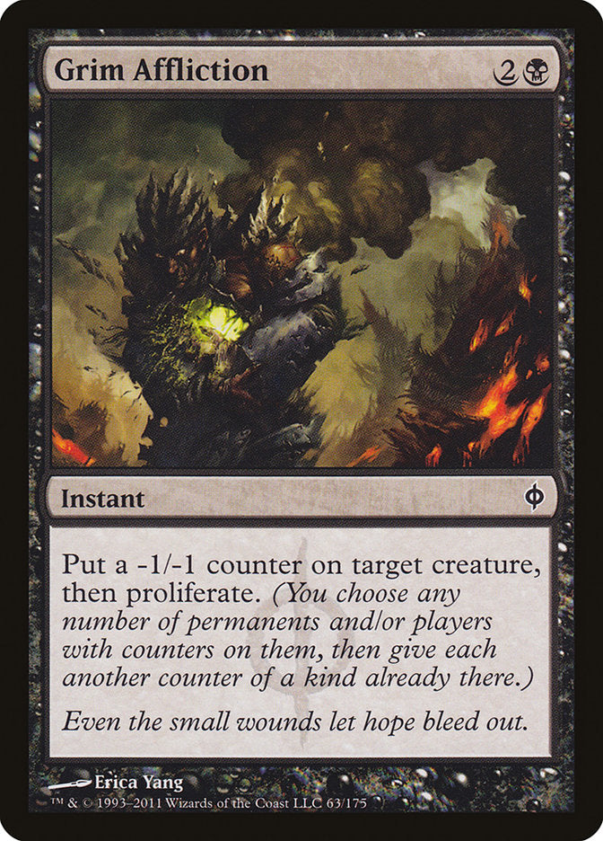 Afligir con dureza [Nueva Phyrexia]