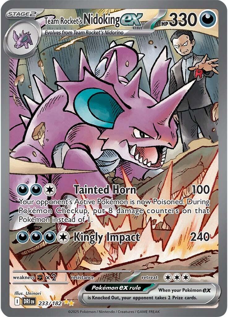 Nidoking ex du Conseil 4 (233/182) [Écarlate et Violet : Rivaux Destinés]