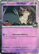Mimikyu del Team Rocket (087/182) (Sello Rivales Destinados) [Escarlata y Púrpura: Rivales Destinados]