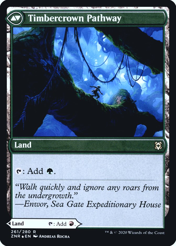 Chemin des Cimes escarpées // Chemin des Cimes sylvestres [Zendikar Rising Prerelease Promos]