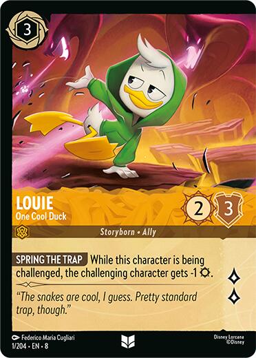Louie - Un Canard Trop Cool (Feuille Froide) (1/204) [Le Règne de Jafar]