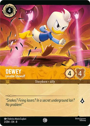 Dewey - Exhibicionista Adorable (Cold Foil) (2/204) [Reino de Jafar]