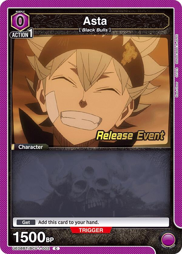Image for Asta (002) (UE08BT/BCV-1-002) (UE08BT_RE) - Union Arena