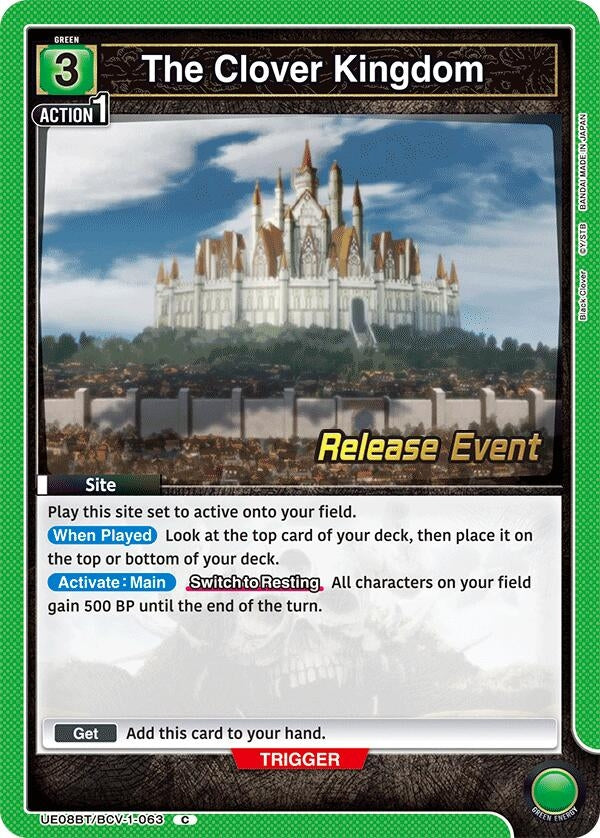 Image for The Clover Kingdom (UE08BT/BCV-1-063) (UE08BT_RE) - Union Arena