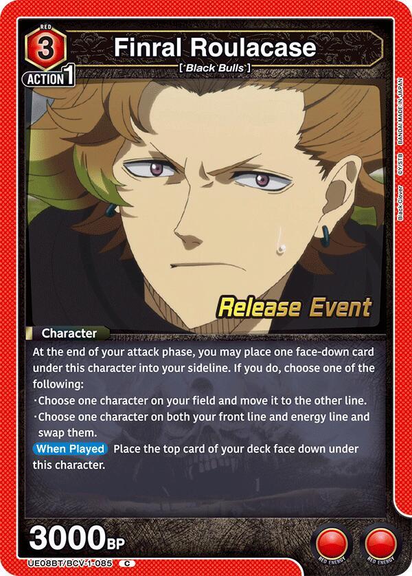 Finral Roulacase (085) - UE08BT: Black Clover Release Event Cards (UE08BT_RE)