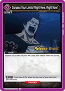 Image for Surpass Your Limits! Right Here, Right Now! (UE08BT/BCV-1-030) (UE08BT_RE) - Union Arena