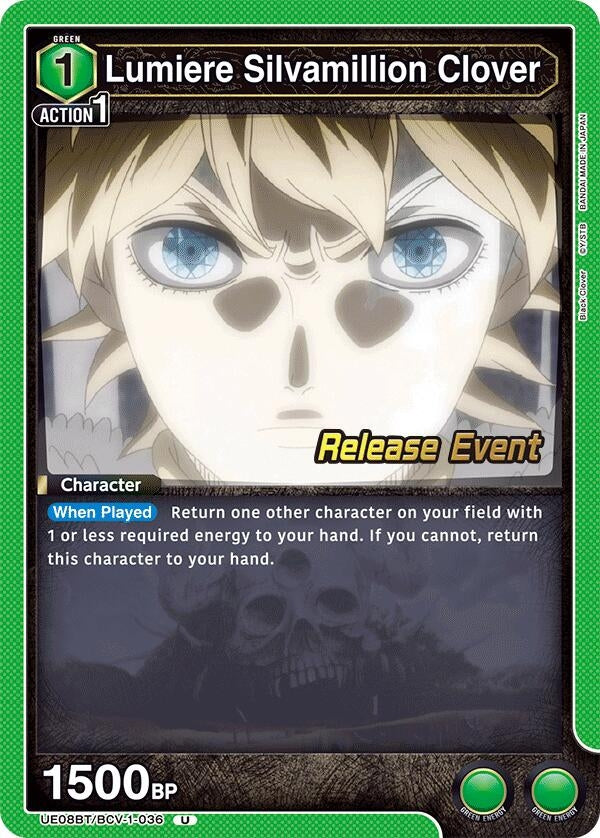 Image for Lumiere Silvamillion Clover (UE08BT/BCV-1-036) (UE08BT_RE) - Union Arena