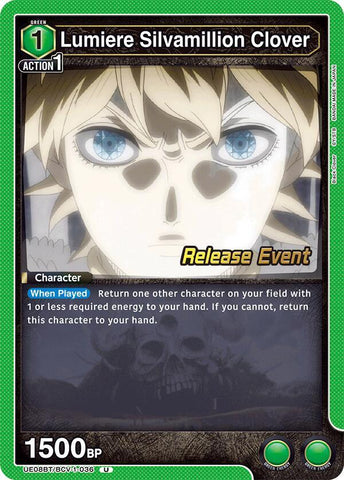 Lumiere Silvamillion Clover - UE08BT: Black Clover Release Event Cards (UE08BT_RE)