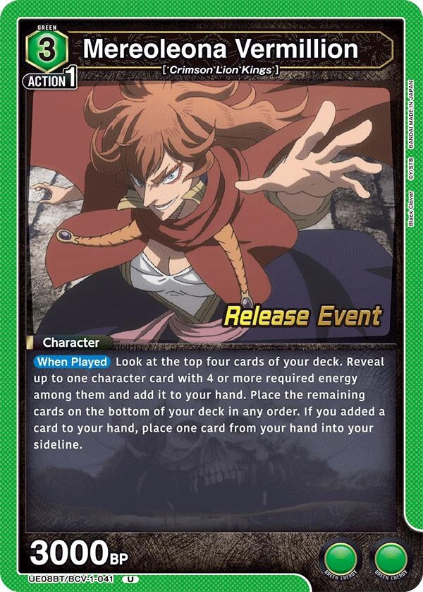 Image for Mereoleona Vermillion (041) (UE08BT/BCV-1-041) (UE08BT_RE) - Union Arena