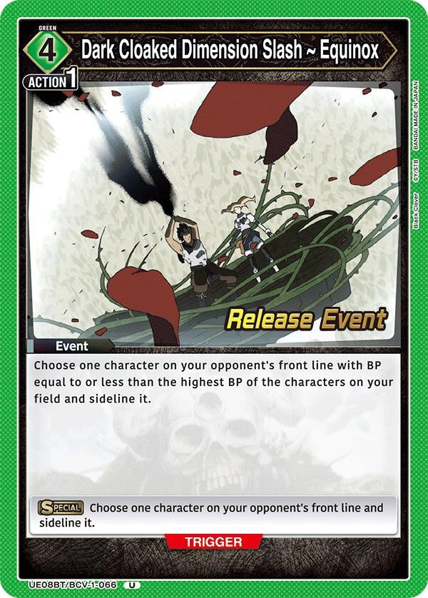 Image for Dark Cloaked Dimension Slash ~ Equinox (UE08BT/BCV-1-066) (UE08BT_RE) - Union Arena