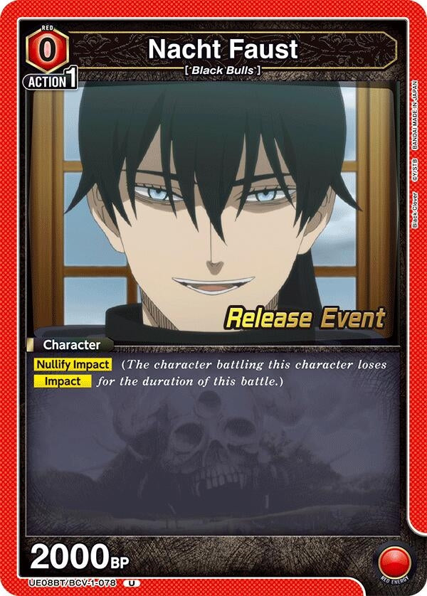 Image for Nacht Faust (078) (UE08BT/BCV-1-078) (UE08BT_RE) - Union Arena