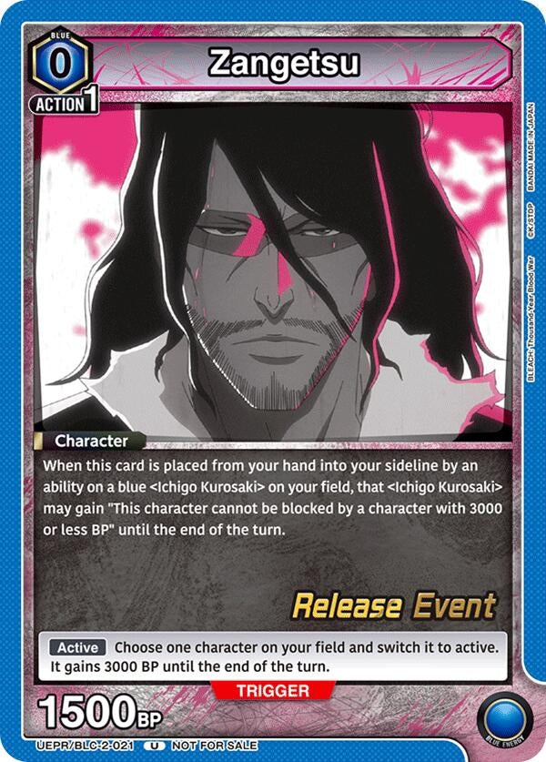 Image for Zangetsu (UEPR/BLC-2-021) (UEX01BT_RE) - Union Arena