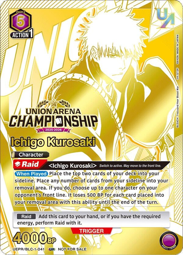 Image for Ichigo Kurosaki (Regionals 25-26) (UEPR/BLC-1-041) (UEPR) - Union Arena