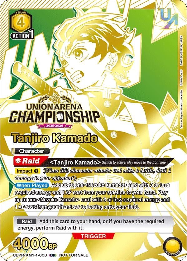 Image for Tanjiro Kamado (Regionals 25-26) (UEPR/KMY-1-008) (UEPR) - Union Arena