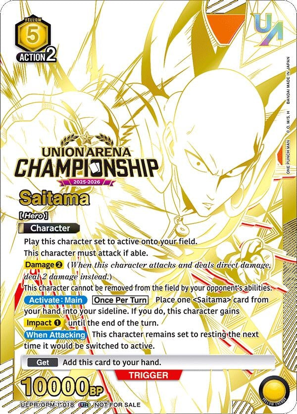 Image for Saitama (Regionals 25-26) (UEPR/OPM-1-018) (UEPR) - Union Arena