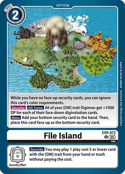 Île Fichier [EX9-072] [Monstres Versus]