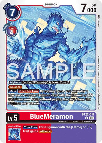 BlueMeramon [BT22-011] [Cyber Edén]
