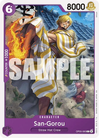 San-Gorou (Réédition) [Deck de Démarrage : Monkey.D.Luffy Violet/Noir]