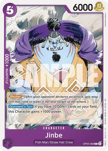 Jinbe (Reedición) [Mazo de Inicio: Morado/Negro Monkey.D.Luffy]