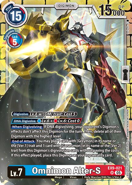 Omnimon Alter-S [EX9-021] [Monstruos Versus]