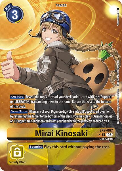 Mirai Kinosaki [EX9-067] (Illustration alternative) [Contre les Monstres]