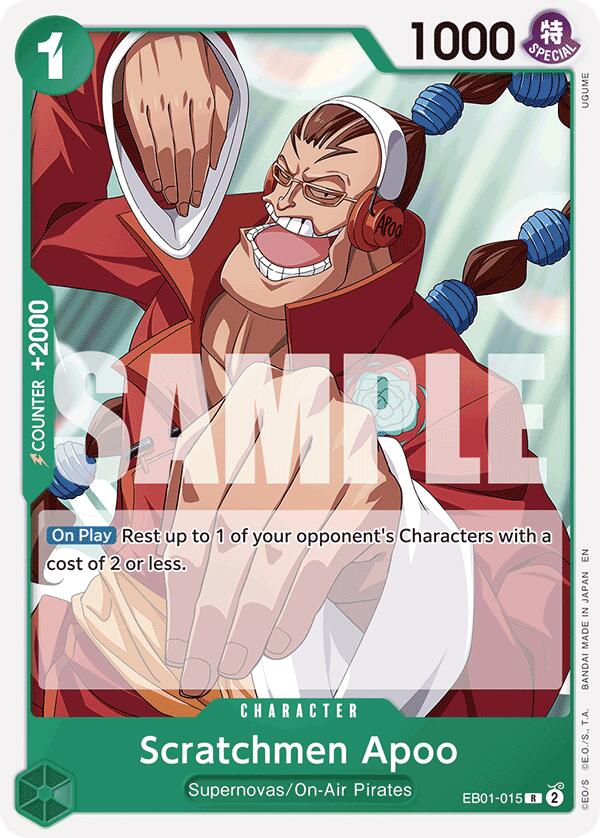 Scratchmen Apoo (Réédition) [Deck de Démarrage : GREEN Jewelry Bonney]
