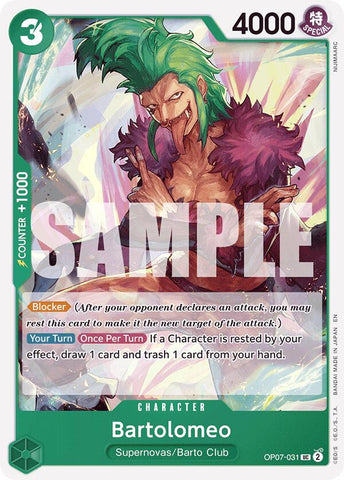 Bartolomeo (Reimpresión) [Mazo de Inicio: GREEN Jewelry Bonney]
