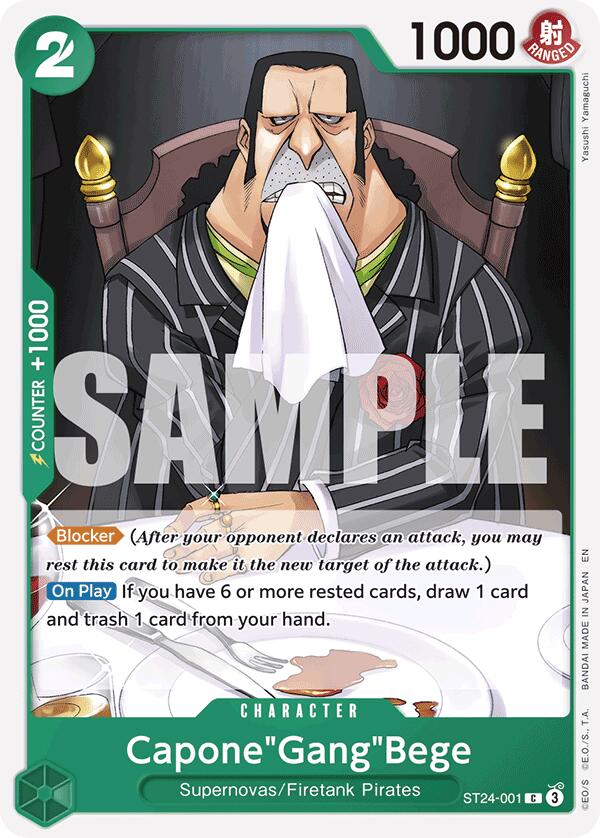 Capone"Gang"Bege [Deck de Démarrage : GREEN Jewelry Bonney]