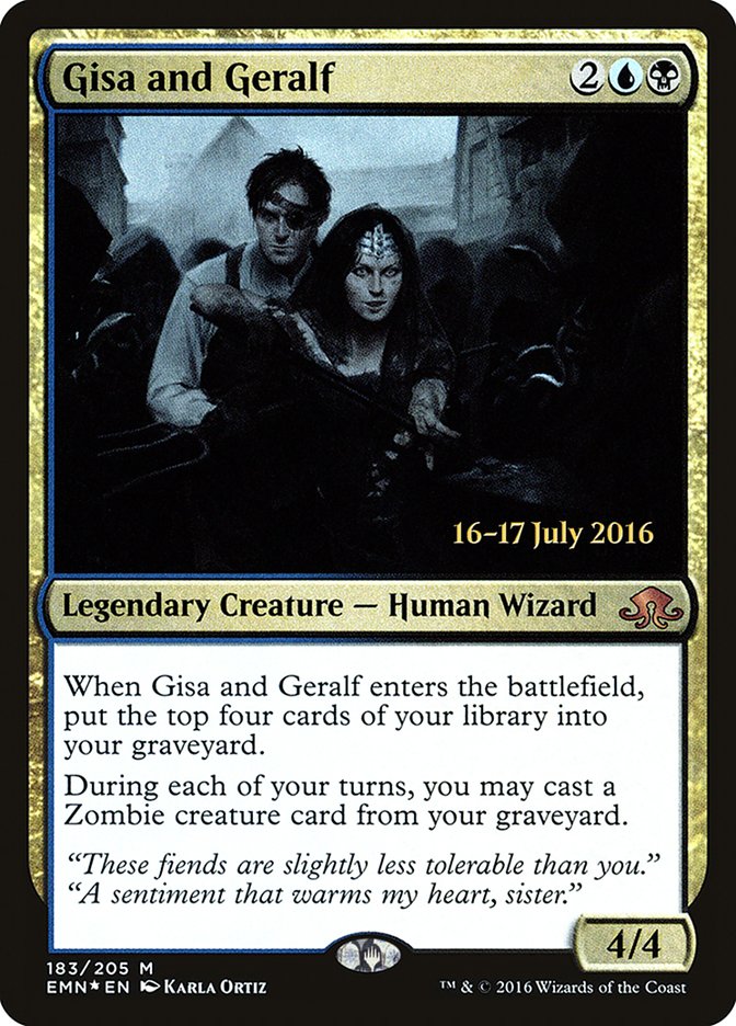 Gisa et Geralf [Cartes promos d'avant-première de la Lune hermétique]